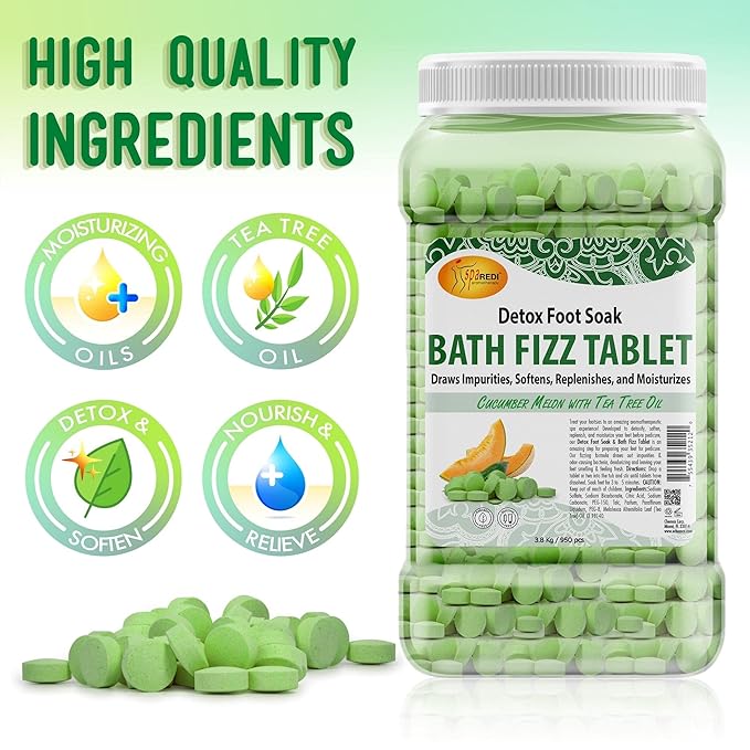 SPA REDI - Detox Foot Soak Fizz Tablets - Image 7