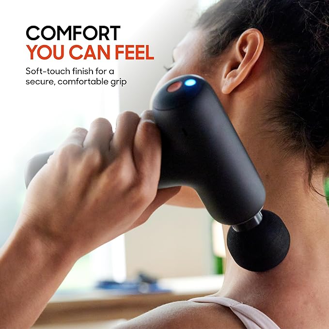 Sharper Image PowerBoost Core Mini Massage Gun Deep Tissue Percussion Massager - Image 7