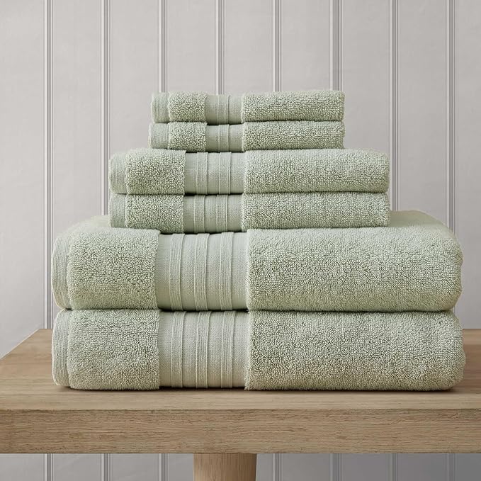 Martha Stewart - Bath Towels, Soft & Absorbent 100% Cotton Towels, Plush 700 GSM - Image 7