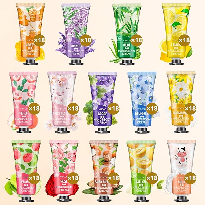 VISCOO 252 Pack Hand Cream Gifts Set - Image 8