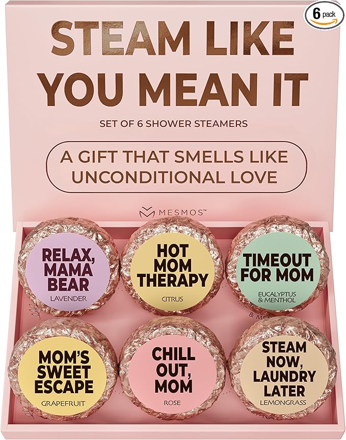 MESMOS 6 Assorted Shower Steamers Aromatherapy, Gifts by MesmorizingMemoriesMoments