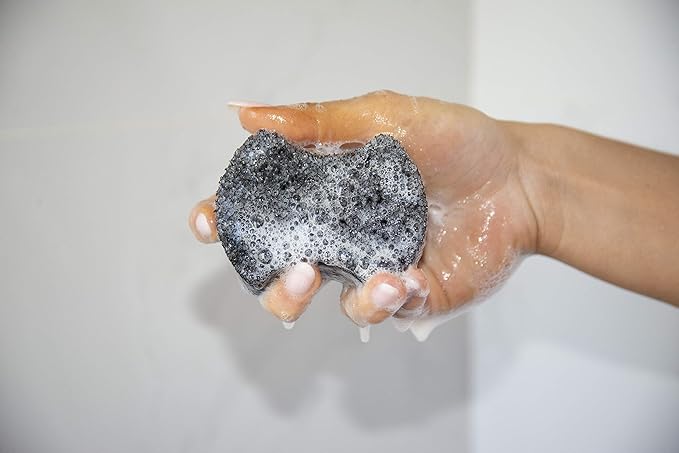 Spongables Pedi Scrub Foot Exfoliating 20+ Wash Sponge, Sweet Sangria - Image 4