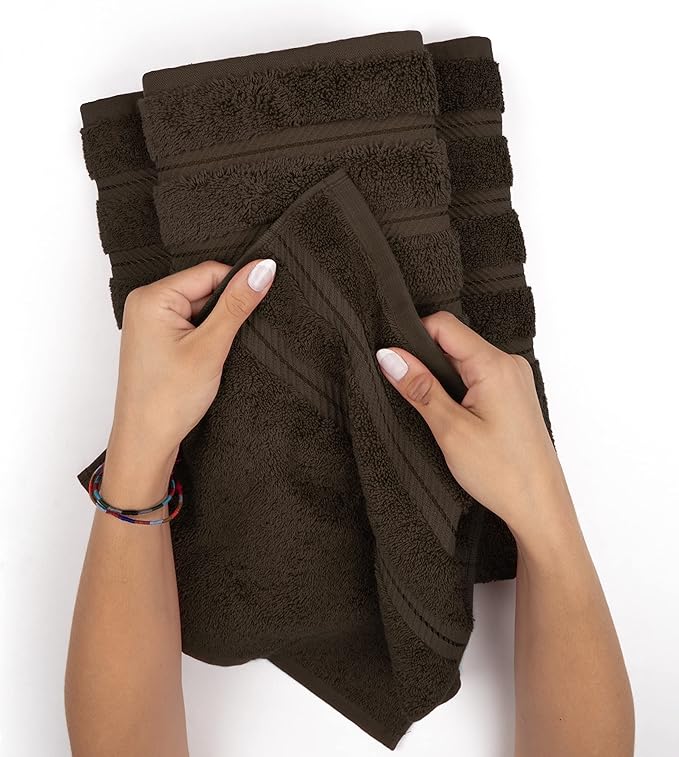 American Soft Linen Premium 3 Piece Towel Set, 1 Bath Towel 1 Hand Towel 1 - Image 5