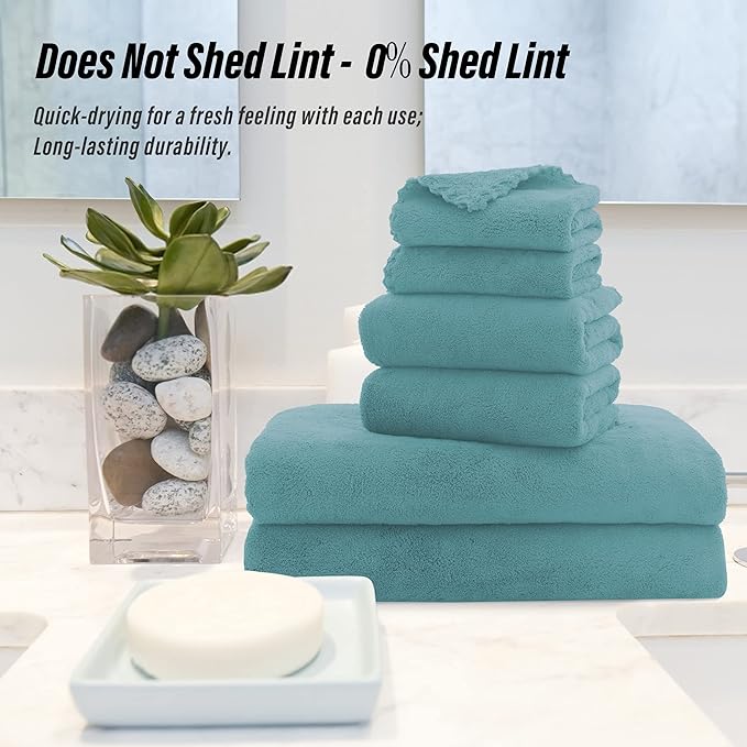 MOONQUEEN Ultra Soft Towel Set-Quick Drying - Image 5