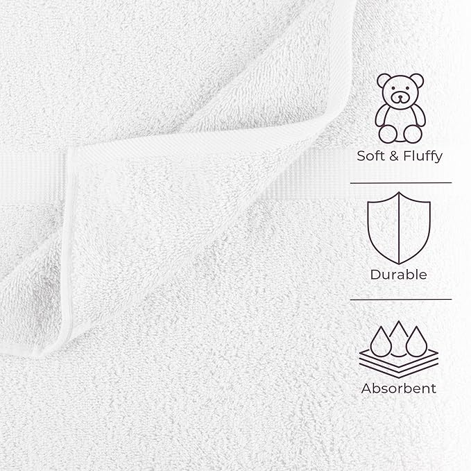 Lavish Home 6 Piece Towel Set - Image 3