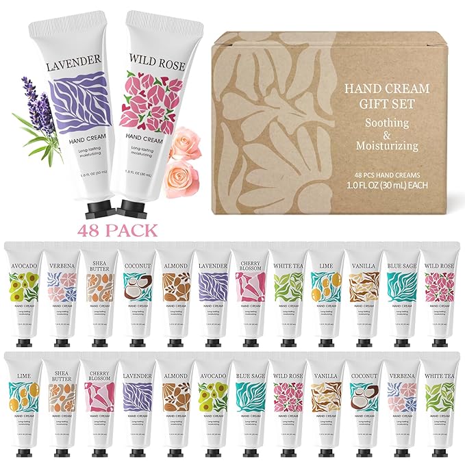 48 Pack Hand Cream Bulk Gifts for Women, Mothers Day Gifts for Mom, Teacher - Image 8