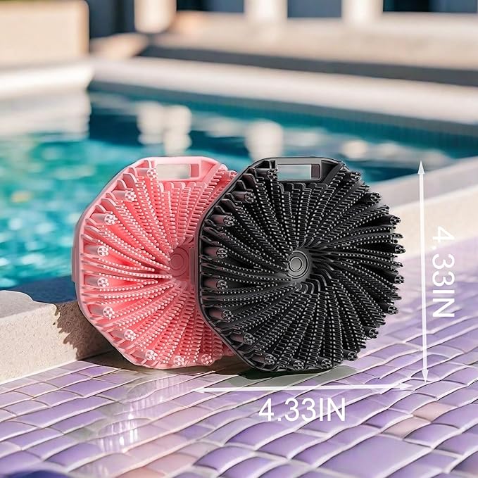 RamPula Silicone Body Scrubber, Silicone Loofah, Quick-Dry Exfoliating Body - Image 7