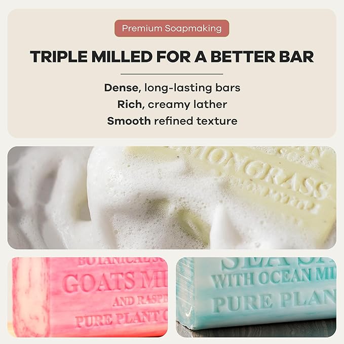 Australian Botanical Soap 8-Pack Variety Bar Soap Set, 6.6 oz Each – 2 Each: - Image 4