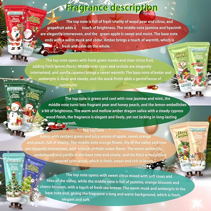 20 Pack Christmas Hand Lotion Gift Set，Mothers Day Gifts, Teacher Appreciation - Image 6