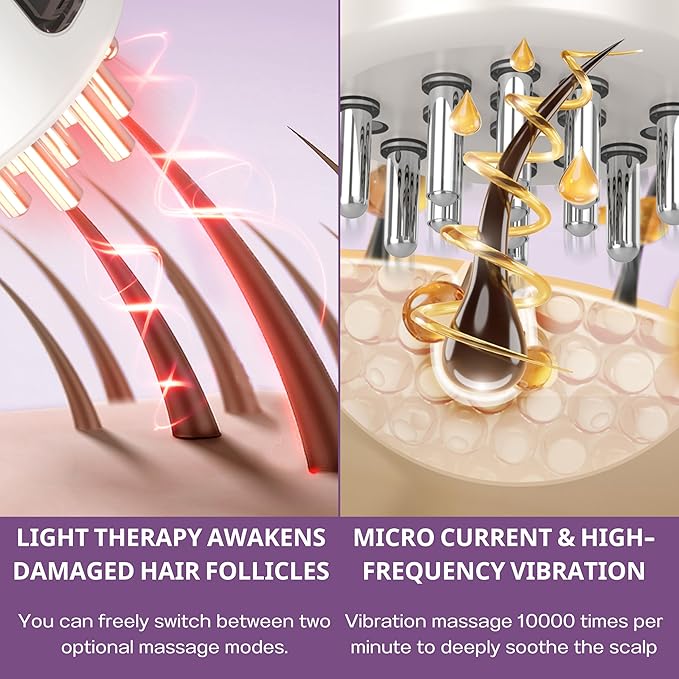Electric Hair Oil Applicator & Scalp Massager 2 in 1, 15ml Capacity, Scalp Care - Image 3