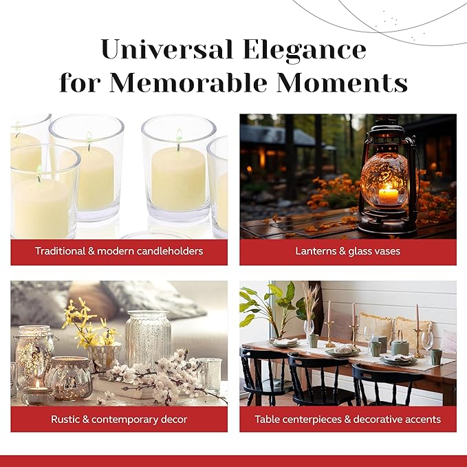 French Vanilla Scented Votive Candles, Scented 10 Hour Burn Time - Image 5
