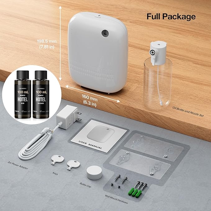 Smart Waterless Essential Oil Diffuser Hotel Scent Starter Kit - Image 6