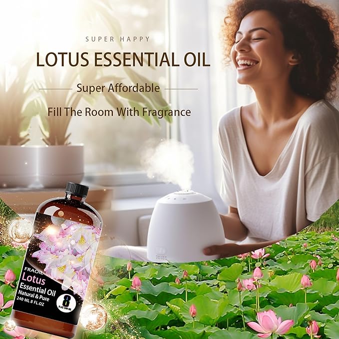 Lotus Essential Oil, Lotus Oil 8 Fl Oz 240ML - Image 3