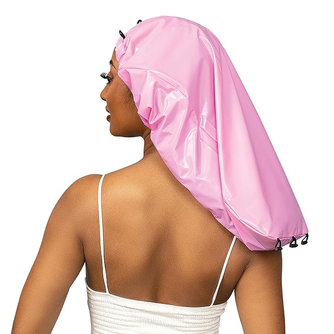 Esha Girl - Shower Cap for Extra Long Hair, Twists – Waterproof – Snug Fit - Image 3