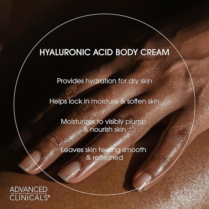 Advanced Clinicals Hyaluronic Acid Moisturizer + Fragrance Free Collagen Cream - Image 4