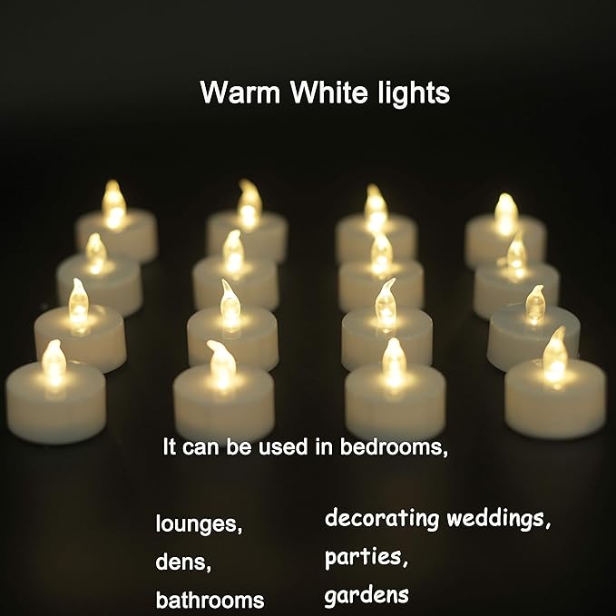 400Pack Battery Tea Lights Candles - Image 7