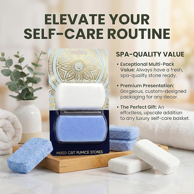 Earth & I Pumice Stone for Feet – 6-Pack Callus Remover Set | 3 Coarse + 3 Fine - Image 12