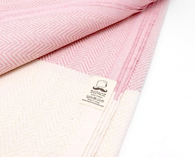 Bazaar Anatolia Turkish Beach Towel 100% Cotton Bath Towels 71x39 Quick Dry - Image 7
