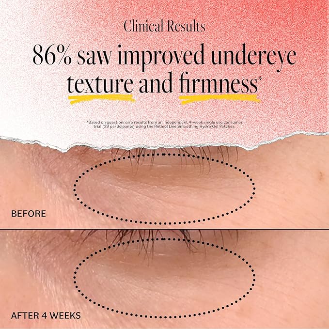 Derma E Retinol + Bakuchiol Under Eye Patches Non-Irritating, Line Smoothing - Image 3