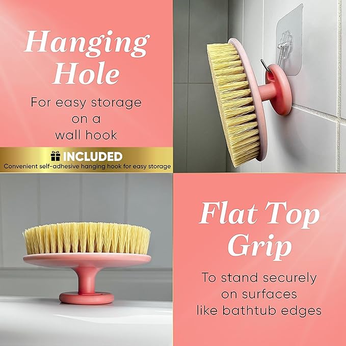 GOLDEZLUX® Dry Body Brush Cruelty-Free Firm Bristles Exfoliate Promote Smooth - Image 5
