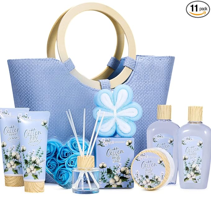 Green Canyon Spa Gifts for Women 10 Pcs Cotton Spa Gift Baskets for Women by GreenCanyonSpa