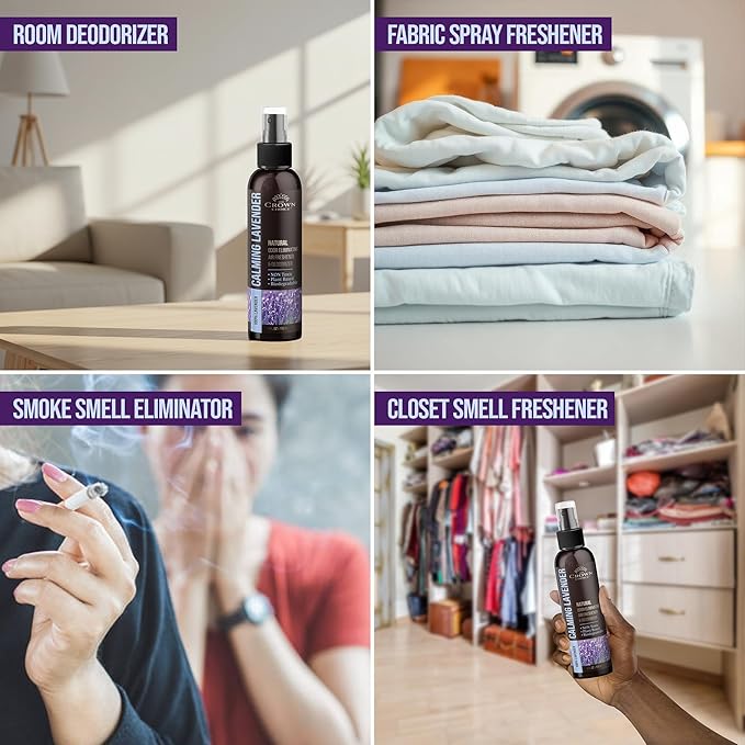 Non-Toxic Odor Eliminator, Natural Lavender Air Freshener Spray - Image 5