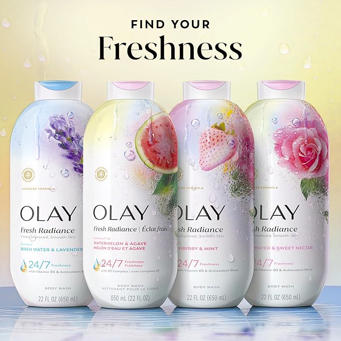 Olay Body Wash for Women, Fresh Radiance, 24/7 Skin-Loving Freshness, Visibly - Image 10