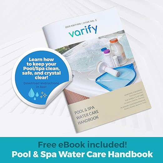 Varify 7 in 1 Pool and Spa Test Strips- Easy to Use Water Testing Kit - Image 6