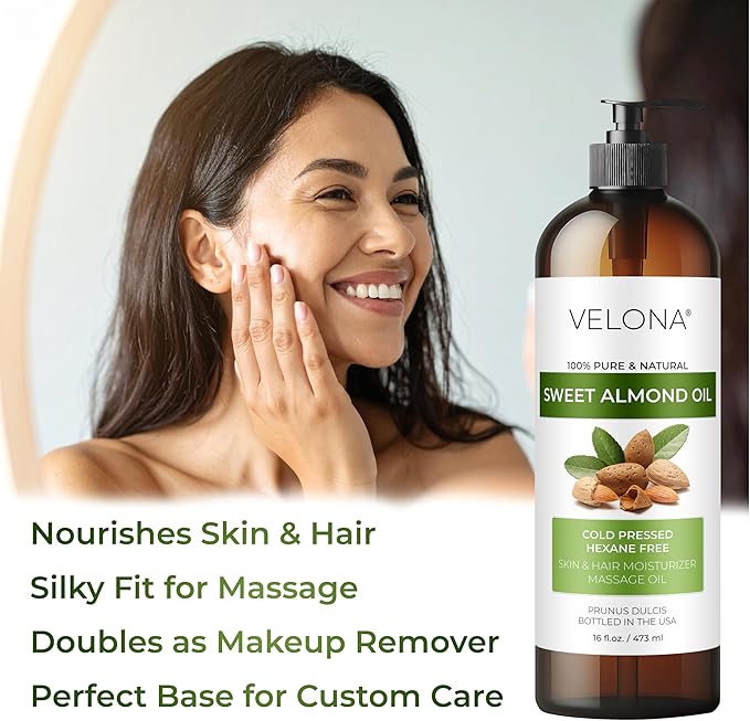 velona Sweet Almond Oil - Image 4
