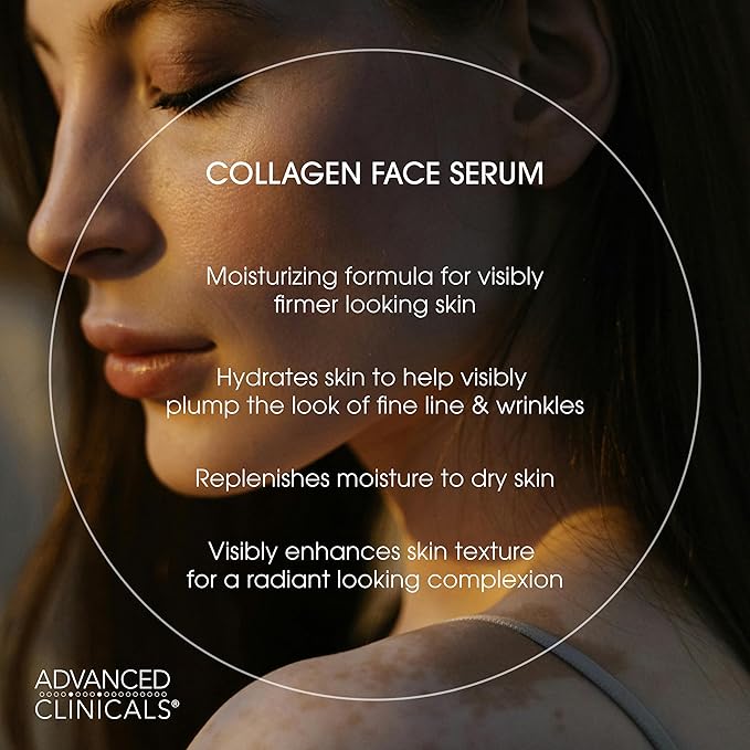 Advanced Clinicals Unscented Collagen Body Cream + Collagen Serum - Image 8