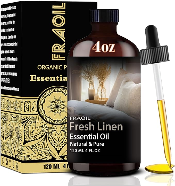 Fresh Linen Essential Oil 4 Fl Oz 120ML by FRAOILESSENTIALOIL