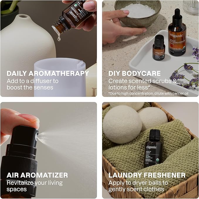 Cliganic Organic Essential Oils Set - Image 8