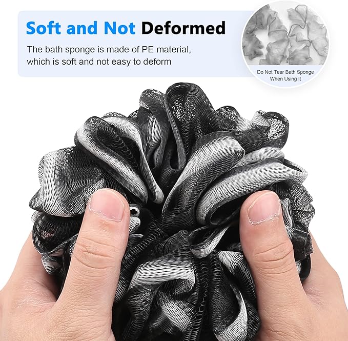 FORENEE Long Loofah with Handle, Back Scrubber - Image 3