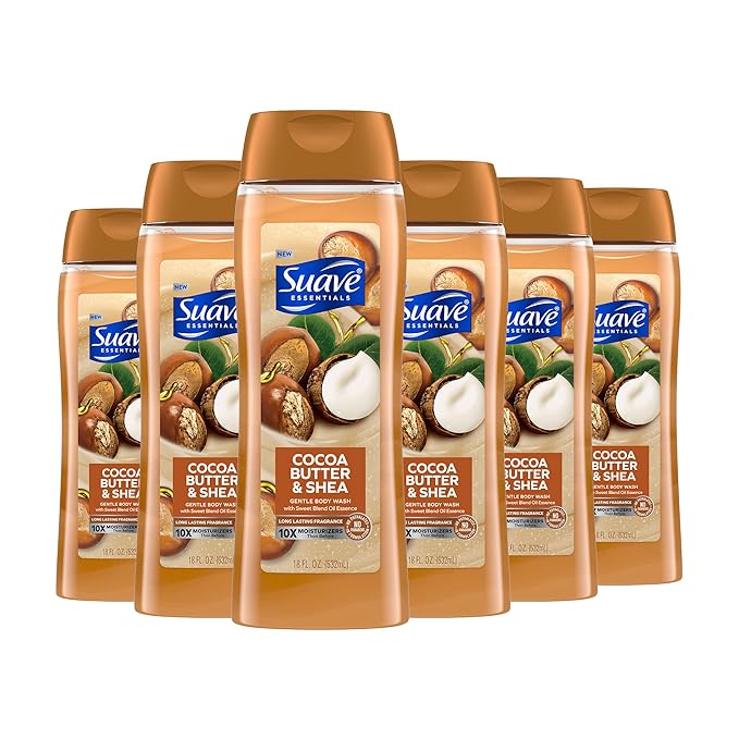 Suave Moisturizing Body Wash, Cocoa Butter and Shea by Suave