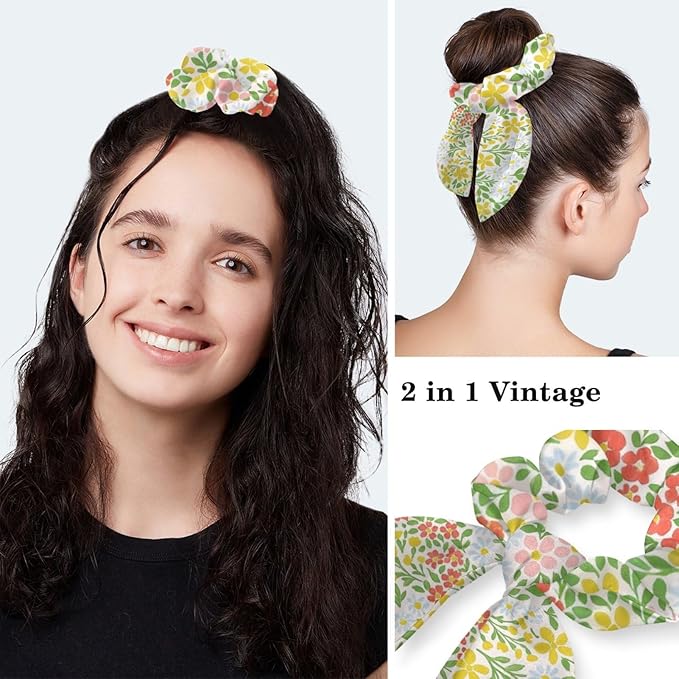 Scrub Caps Women Nursing Hats Floral Flowers - Image 5