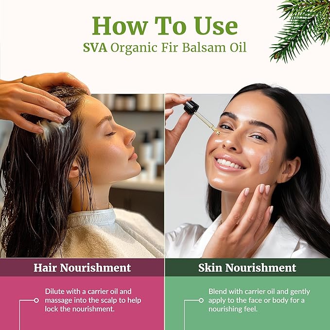 SVA Fir Balsam Essential Oil Organic – 4 Fl Oz – 100% Natural Organic Fir Oil - Image 5