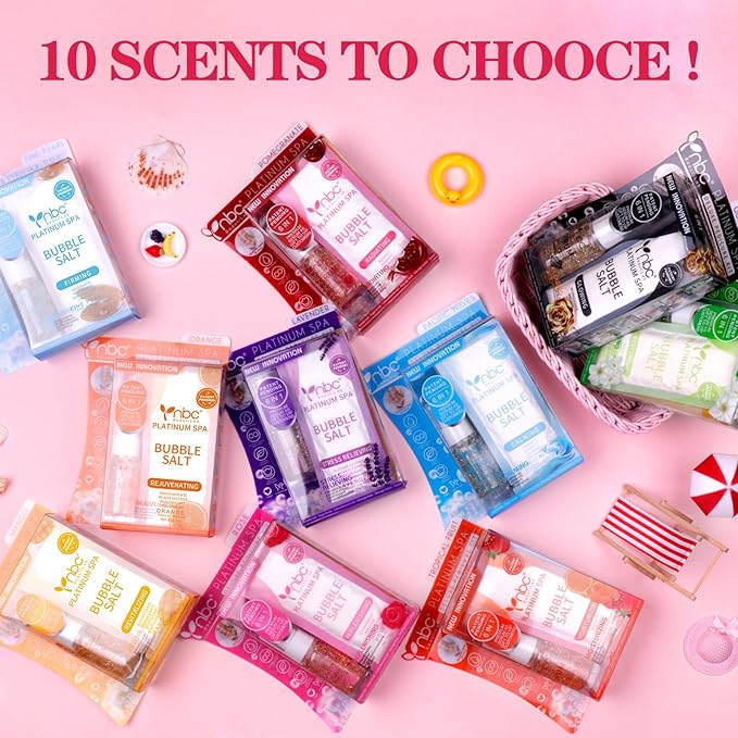 Pedicure Kit Foot Soak Set: Bubble Salt, Sugar Scrub, Massage Mask, Massage - Image 7