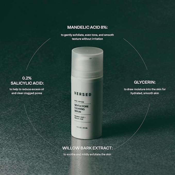 VERSED Skin Refine Gentle Pore Clearing Serum | Exfoliating Facial Serum - Image 5