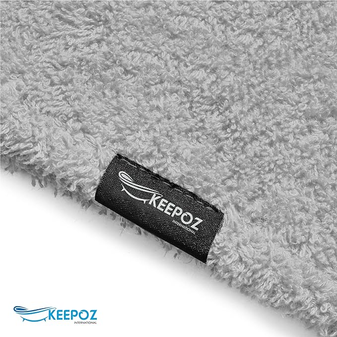 KEEPOZ Hair Towel Wrap Quick Dry 100% Cotton Super Absorbent Turban Head Wrap - Image 4