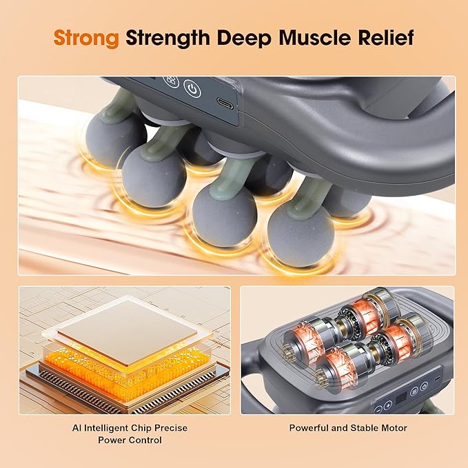 16 Head Massage Gun Set, Deep Tissue Percussion Massager, 2600mAh Electric - Image 2