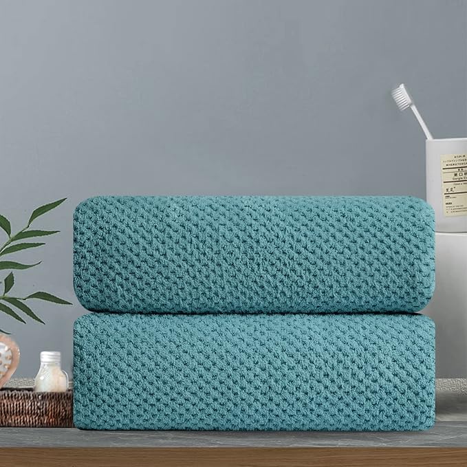 Hand Towels Set 2 Pack-16“x31”, Ultra Soft Microfibers Bathroom Towel Set by Hailea