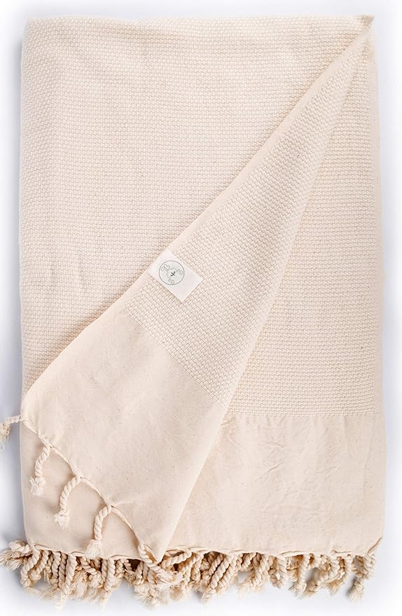 Bersuse 100% Cotton Ventura XL Throw Blanket by Bersuse