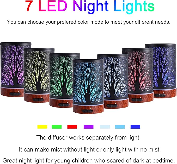 Essential Oils Diffuser for Home, 150ML Aromatherapy Diffuser, Birthday Gifts - Image 2