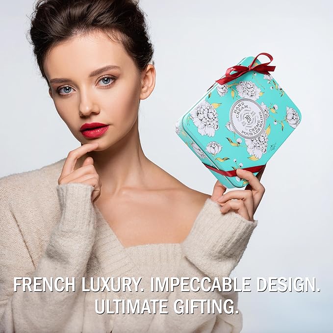 La Chatelaine Hand Cream Trio Tin Gift Set, Natural Hand Lotion, Made in France - Image 3