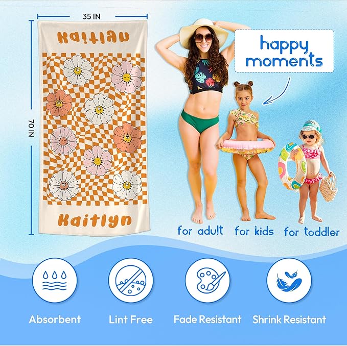 JML Personalized Beach Towel - Image 3