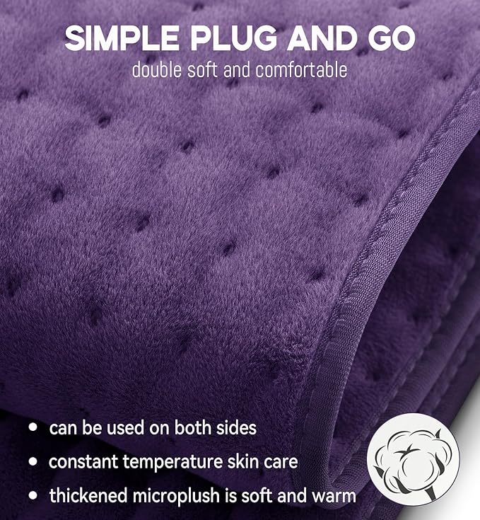 Mothers Day Gifts for Mom, Heating Pad for Back, Neck & Shoulder Pain Relief - Image 8
