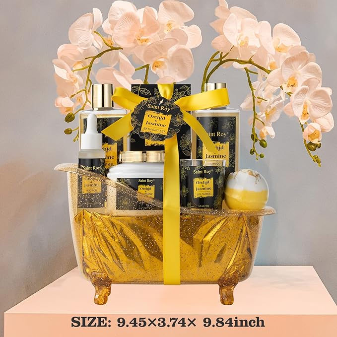 Mothers Day Home Spa Bath Gift Basket, Spa gift basket Christmas Gifts - Image 7