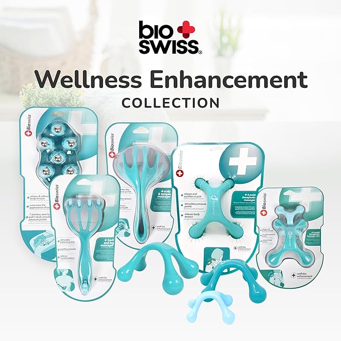 BioSwiss 2-Pack Handheld Full Body Massager, 4-Leg Pressure Point Tool - Image 7