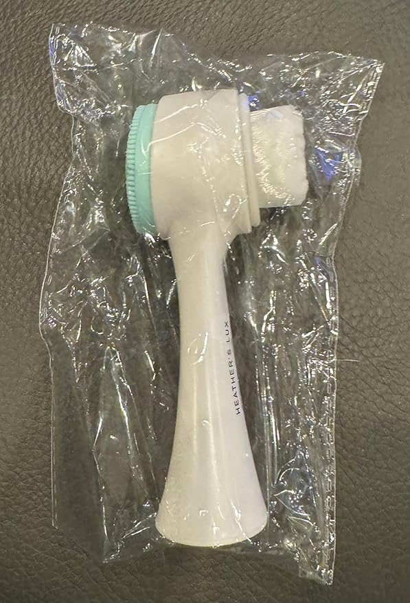 HEATHER'S LUX Facial Cleansing Brush, Soft Brush & Silicone Scrubber. Skincare - Image 6