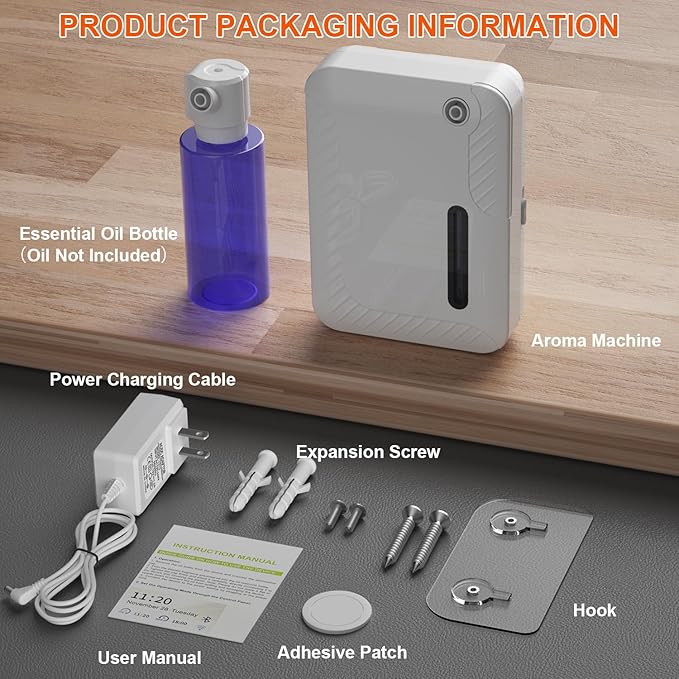 Smart Essential Oil Diffuser for Large Spaces, 250mL Capacity Covering 2300 - Image 6